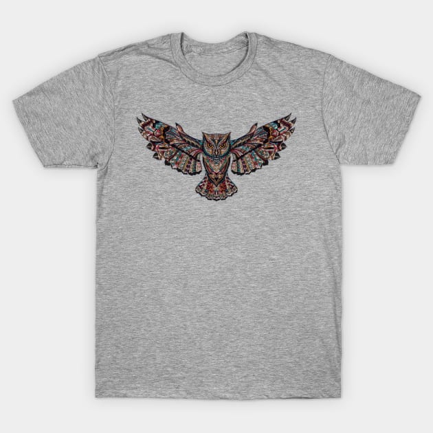 Colorful Owl T-Shirt by epoliveira